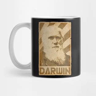 Charles Darwin Retro Propaganda Mug
